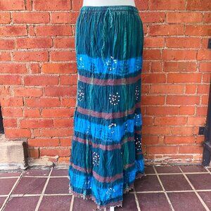 tiered fairy maxi skirt